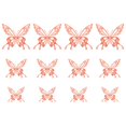 thumbnail image 4 of Gold Party Decorations, 3D Wall Stickers, 3D Flying Hollow Home Decoration Festive Party Layout Cardboard Wall Sticker, 3D Wall Stickers, 4 of 5