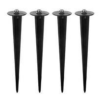 BESTYASH 4Pcs Wind Resistant Yard Stakes for Outdoor Light and Garden Fixture