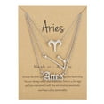 thumbnail image 1 of Juego de 3 piezas de collar de doce constelaciones de letras inglesas antiguas de cielo de tres piezas Wmkox8yi  sjalhkljlk6280, 1 of 1