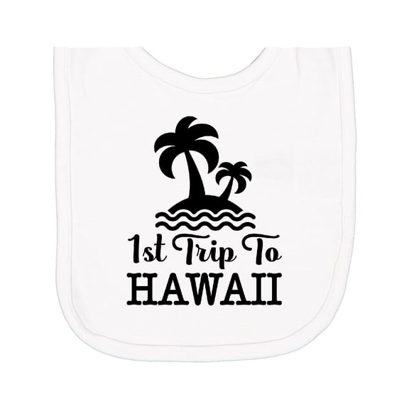 Inktastic First Trip to Hawaii Vacation Newborn Bib