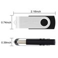 thumbnail image 2 of Unidad flash USB KOOTION de 16 GB USB 3.0, 20 unidades, color negro, 2 of 7