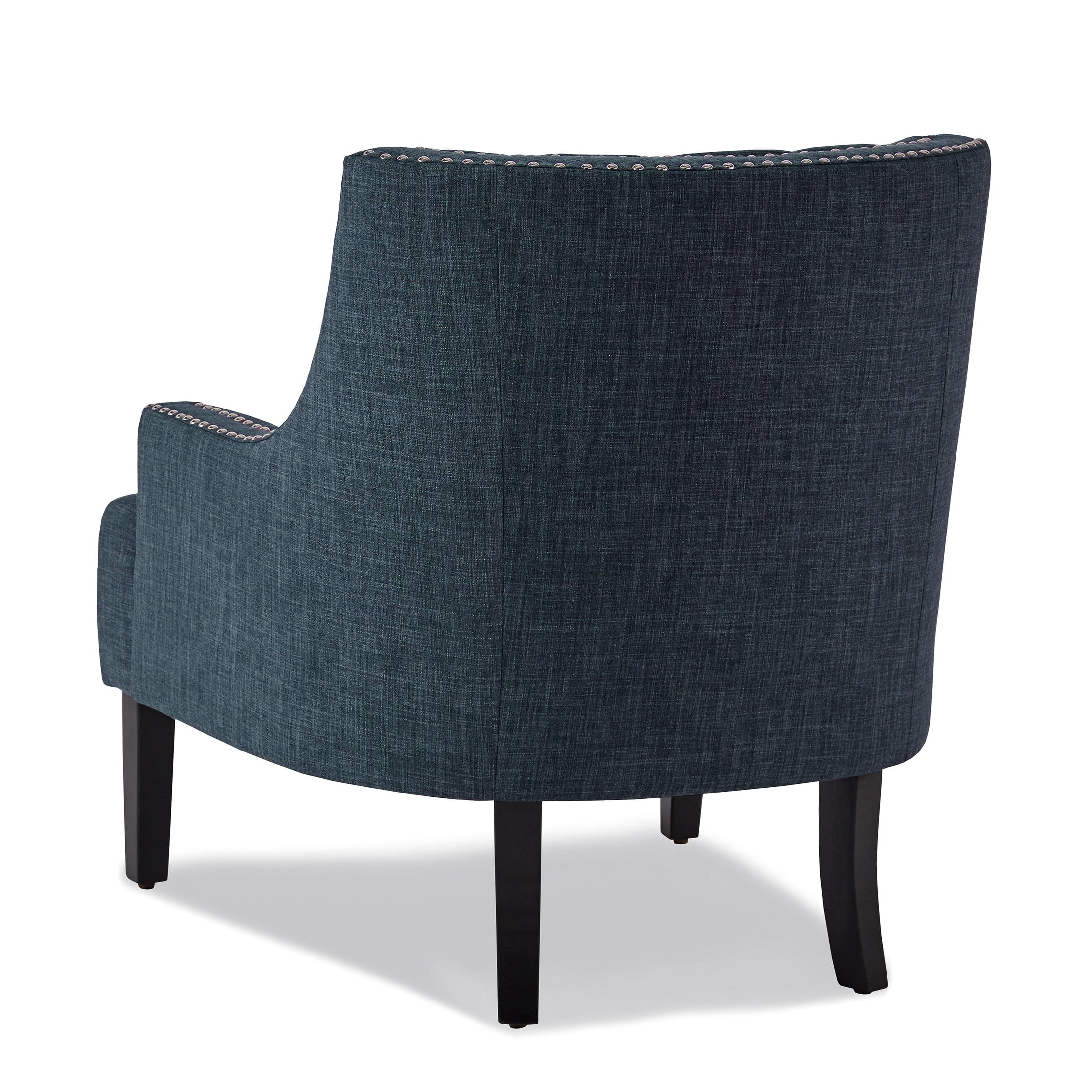 OakvillePark Vernonia Fabric Upholstered Accent Chair, Indigo
