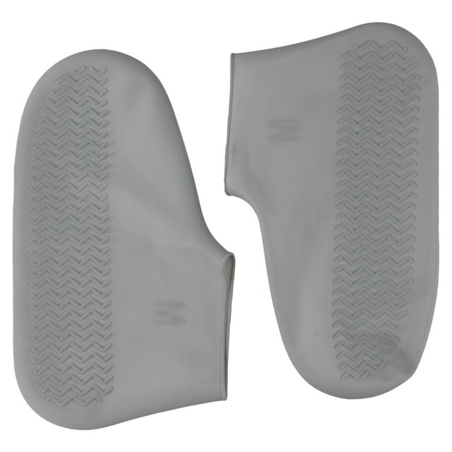 Yimiti Waterproof Silicone Shoe Cover Recyclable Boot Cover Protector For Outdoor Rainy,Gray M