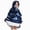 R253-Dark Blue, variant on Toddlers Boys Girls Hooded Robe Soft Fleece Bathrobe Pajamas Dressing Gown Sleepwear,Orange,7-16 Y