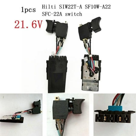

BCLONG 21.6V Switch For-Hilti SF22-A SFH22-A SIW22T-A SF10W-A22 Home Improvement