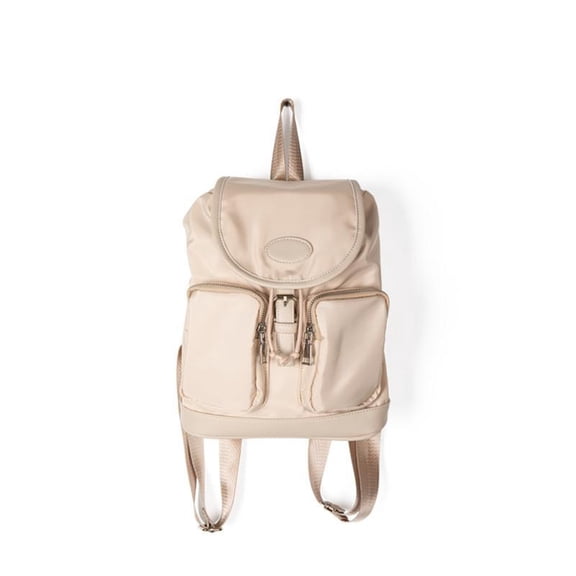 IELGY niche design waterproof nylon cloth multi-pocket women's backpack, casual commuting large-capacity backpack