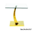 thumbnail image 2 of Canadian Logan End Table Gold, 2 of 2