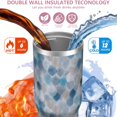 thumbnail image 3 of 30oz Handheld Travel Tumbler with Handle – Double Wall Stainless Steel Insulated Cup, Flip Straw Lid, Leak-Proof & BPA-Free for Hot and Cold Drinks – Durable Coffee & Juice Mug Pink, 3 of 7
