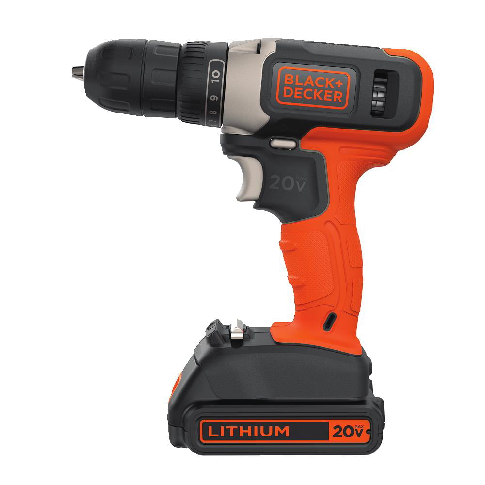 BLACK+DECKER 20V MAX* Cordless Drill With 28-Piece Home Project