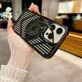 thumbnail image 6 of for iPhone 15 Pro Max Magnetic Case with [Mag-Safe Wireless Charging] [Breathable Heat Dissipation] [Built-in Lens Frame Stand] Anti-Scratch Shockproof Rugged Phone Case for iPhone 15 Pro Max, Black, 6 of 10