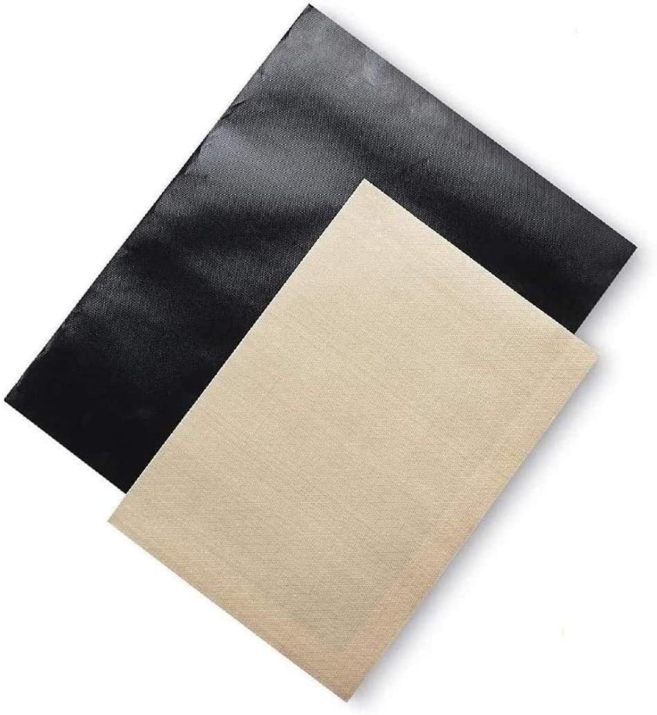 as seen on tv yoshi grill & bake mat, 3 pack | two (2) black grill mats 15.75' x 13' and one (1) beige 13.25' x 9.25'