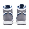 thumbnail image 4 of Big Kid's Jordan 1 Retro High OG True Blue/White-Cement Grey (FD1437 410) - 4.5, 4 of 5