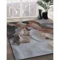 thumbnail image 3 of Ahgly Company Machine Washable Indoor Rectangle Transitional Dark Goldray Area Rugs, 5' x 7', 3 of 7