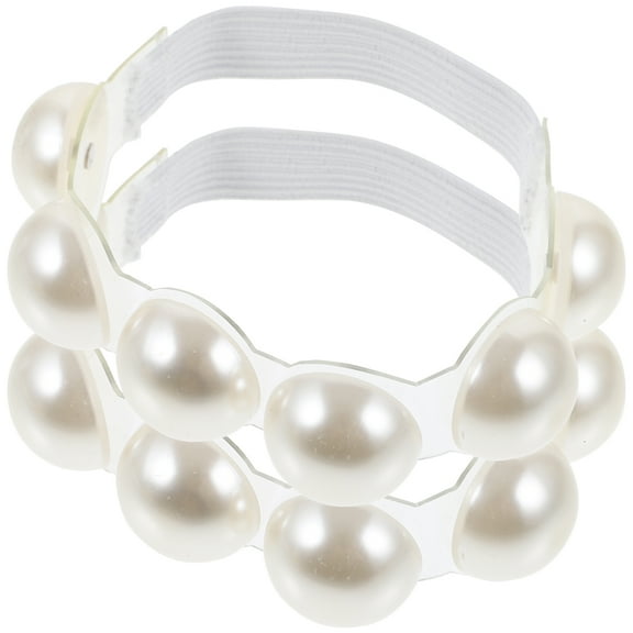 1 Pair High Heels Straps Pearl Shoe Laces Women High Heel Straps Fashionable Shoe Lace Straps