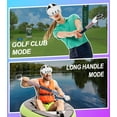 thumbnail image 4 of 3 in 1 Handle Attachments for Meta Quest 3 Controller Grips Accessories, VR Handle Extender Extension Grips for Oculus Quest 3 Beat Saber, Golf Club, Gorilla Tag Long Arms, Rowing Crew White, 4 of 7