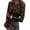 AL24_Black, variant on IYYVV Womnes Halloween Shirts Ribbed Round Neck Slim Fitted T Shirts Classic Pumpkin Print Long Sleeve Tee Tops Multicolor 2XL