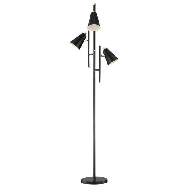 Light 67 Tall Tree Floor Lamp Black, Lite Source Deion 3 Light Hanging Arc Floor Lamp