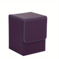 thumbnail image 1 of Premium PU Leather Card Deck Box - Perfect for Storing 100+ MTG/TCG Cards in Single Sleeves!, 1 of 7