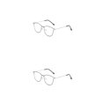 thumbnail image 3 of Minnieouse Gafas anti-luz Gafas cuadradas para mujer Gafas de computadora resistentes al desgaste Gafas para miopía ópticas antideslizantes Tipo tipo 3 2piezas, 3 of 6