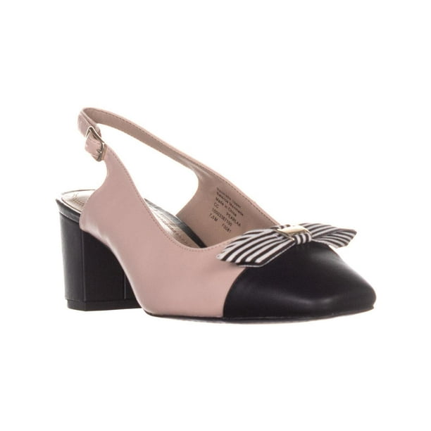 padded strap square toe block heels