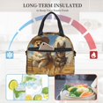 thumbnail image 4 of Naloa Farm Corgi German Shepherd Print Lunch Bag for Women & Men Insulated Lunch Box or Cooler Lunch Tote Bags for Work, Travel, Outdoor, 4 of 5