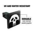 thumbnail image 2 of Panda Skull Optical Illusion Spooky Tow Trailer Hitch Cover Plug Insert, 2 of 6
