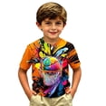 thumbnail image 3 of Chandail Fille Col Rond T-Shirt Graphique T-Shirt Décontracté T-Shirts pour Garçon de 4T Vêtements, 3 of 3