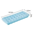 thumbnail image 6 of Ludlz Ice Cube Tray Large Capacity with Cover Silicone 24 Grids Easy Release Ice Cube Trays Kitchen Tool, 6 of 8