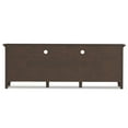 thumbnail image 4 of Acadian 72 inch Wide Solid Wood TV Stand in Brunette Brown For TVs up to 80 inches, 4 of 16