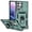 Darkgreen, variant on Case for Samsung Galaxy S22 Ultra 5G 2022, Ring Holder Magnetic Kickstand Dual Layer Cover with PC Back Slide Camera Lens Window Case for Galaxy S22 Ultra 6.8" 5G 2022 Released, Darkgreen