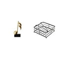 thumbnail image 1 of Soporte para servilletas con forma de nota musical de resina, adorno creativo de mesa, dispensador de pañuelos de papel de lujo, centro de mesa para e, 1 of 8
