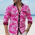 thumbnail image 1 of Camisas de verano para hombre nuevas de 2024, de moda e informales, de color sólido, con empalme, estampado, con botones de solapa, ropa de calle de alta calidad, 1 of 6