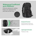 thumbnail image 2 of Housse de Protection Imperméable pour Sac à Dos avec Ruban Réfléchissant, Housse Anti-Poussière pour Camping, Randonnée, Randonnée, Cyclisme m (26-40 L), 2 of 5