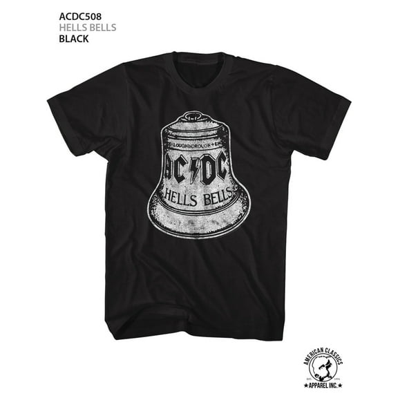 AC/DC Hells Bells Black Adult T-Shirt