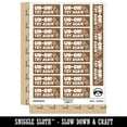 thumbnail image 2 of Uh-Oh Try Again Teacher Student School Sticker Set - Brown - Matte Finish - 2.00" Large, 2 of 7