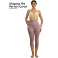 thumbnail image 4 of Athlemo Women High-Waisted Tummy Control Shapewear Capri Anti-Cellulite Leggings, 4 of 7
