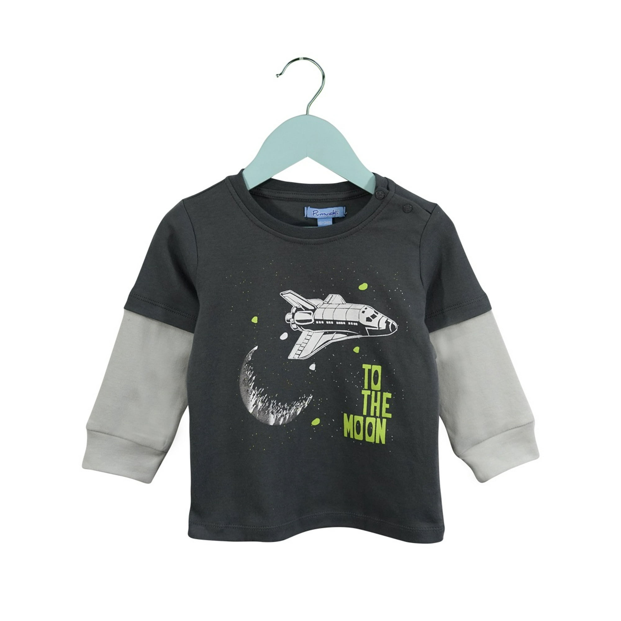 Polera Manga Larga Espacial Talla 9 12M Pumucki Lider.cl