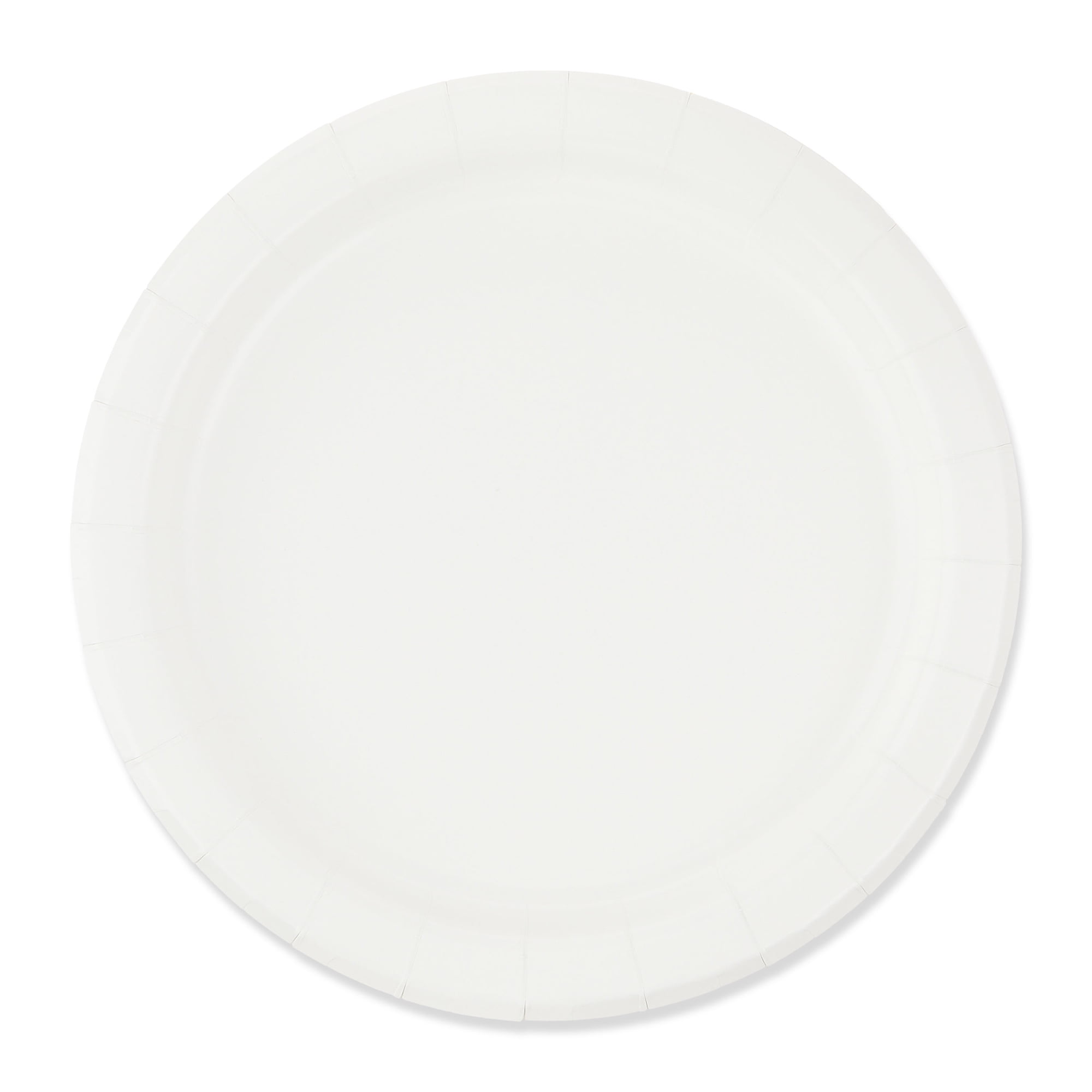 Way To Celebrate White Disposable Paper Dessert Plates, 7 in, 24 Count