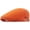 Orange, variant on Men's Mesh Flat Cap Breathable Summer Newsboy Hat Beret Ivy Cap Irish Cabbie Gatsby Driving Hunting Hats