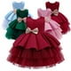 thumbnail image 2 of Vestido de princesa para niños, vestido de malla abullonada, vestido para niñas, vestido de cumpleaños para niñas de flores, 2 of 5