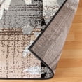 thumbnail image 4 of SUPERIOR Pastiche Contemporary Floral Patchwork Polypropylene Indoor Area Rug or Runner with Jute Backing, 4 X 6, Beige, 4 of 6