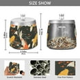 thumbnail image 2 of Yayeee Ashtray with Lid for Cigarette Smokeless Stainless Steel Home Ash Holder, Fish Pattern, 2 of 7