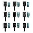 thumbnail image 4 of Iman Para Uñas Accesorios Para Uñas Efecto Ojo De Gato 15pcs  Eo Safe Imports  Negro, 4 of 5
