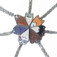 thumbnail image 1 of Conjunto de 7 collares para mejores amigas con colgante de pizza de dibujos animados y gargantilla magnética., 1 of 4