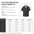 thumbnail image 5 of Kdxio Men's Hawaiian Shirt for Men Short Sleeve Shirt Wireless Antenna Icon Summer Casual Holiday Beach Button Down T-Shirts, 5 of 5