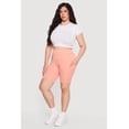 thumbnail image 2 of Women's Plus Size Cell Phone Pocket Biker Shorts, 2 of 4