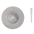 thumbnail image 3 of 10PCS Thin Diamond Cutting Disc with Rod Round Grinding Sanding Wheel for Wood Metal Stone 60mm / 2.4in, 3 of 5