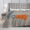 thumbnail image 4 of Super Soft Anti-Pilling Flannel Bed Blankets, Girl with Umbrella Cozy Fluffy Warm All Seasons Throw Blanket for Sofa Bedding, 60"x50", 4 of 8
