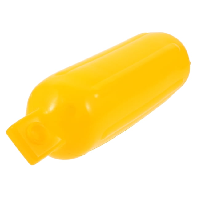 BRIGHTFUFU Pare-Chocs pour Bateau Gonflable 1Pcs PVC Jaune Résistance à la Pression Pare-Chocs Rond pour Sports Nautiques