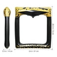 thumbnail image 3 of PartyKindom Graduation Season Photo Frame Inflatable Picture Frame Black Pvc 1Pcs, 3 of 7